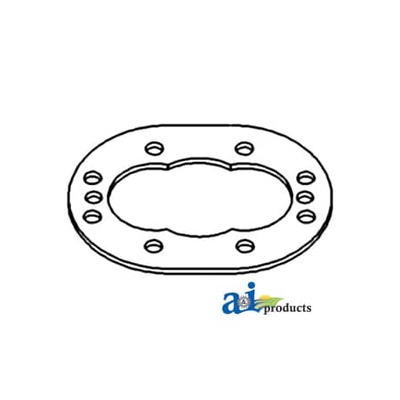 A & I Products Gear Plate, Hydraulic Pump 7" x5.5" x0.3" A-70250351